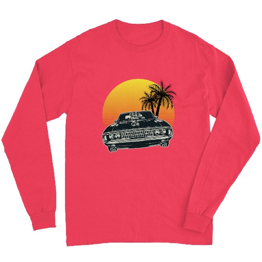Muscle Car Sunset Long Sleeves