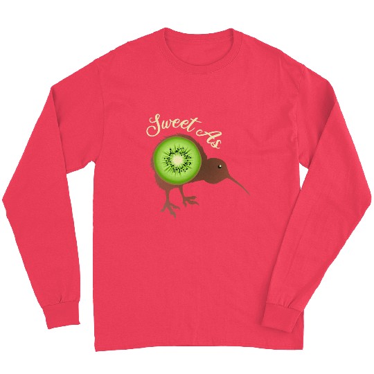 Sweet as Kiwi New Zealand Funny Gift Idea Long Sleeves