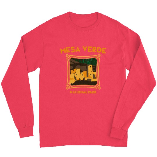 Mesa Verde National Park Novelty Graphic Design Long Sleeves