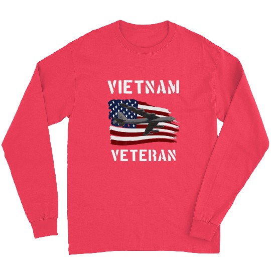 Vietnam Veteran B52 Stratofortress Bomber Plane Us Long Sleeves