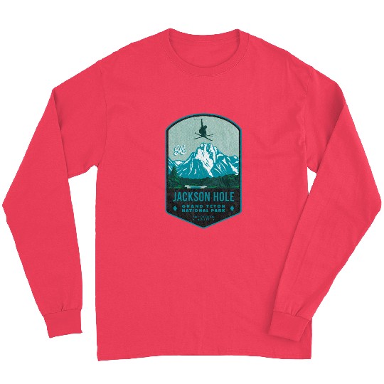 Jackson Hole Ski Badge Long Sleeves