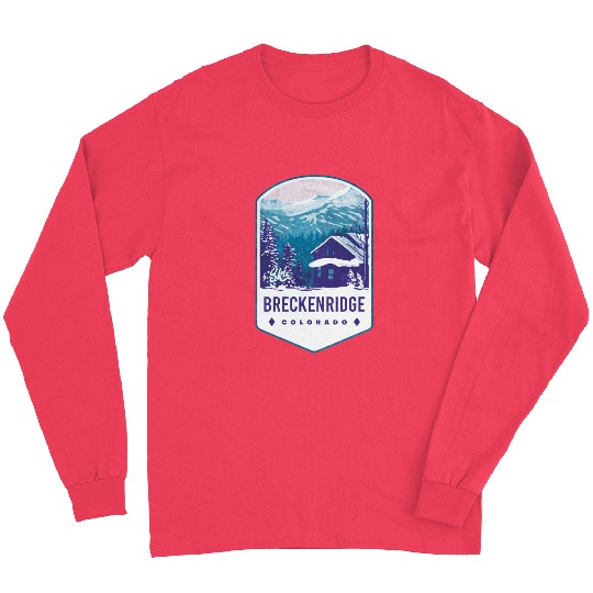 Breckenridge Colorado Ski Badge Long Sleeves