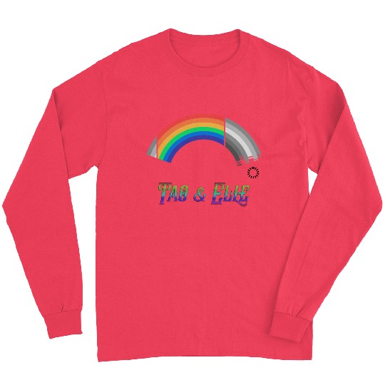 Heartstopper Rainbow LBGTQIA+ Tao and Elle Long Sleeves
