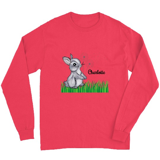 Bunny Name Gift Charlotte Long Sleeves