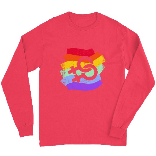 LGBT LGBTQ Rainbow Flag Women Long Sleeves