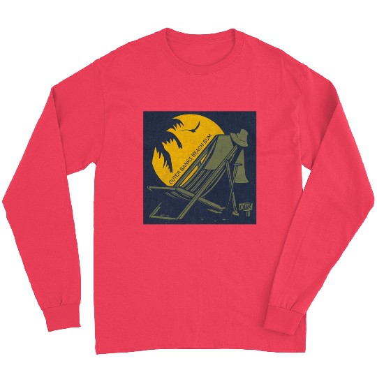 OBX Beach B OBX Army Green Navy Vintage Long Sleeves