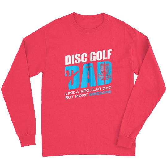 Disc Golf Vintage Funny Disc Golfing Dad Lover Long Sleeves