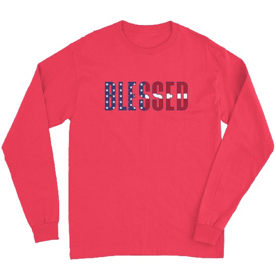 WHITE CHRISTIAN AMERICAN PATRIOT Long Sleeves