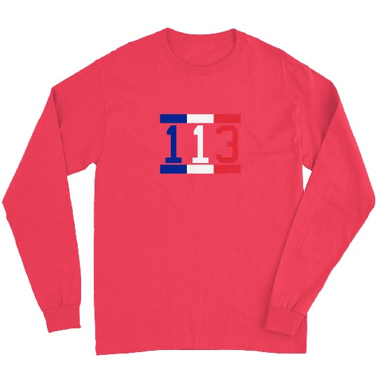 France Flag Number 113 Long Sleeves