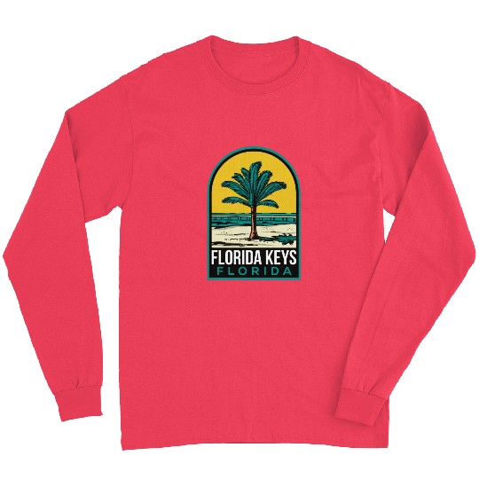Florida Keys Vintage Beach Long Sleeves