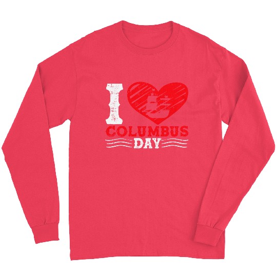Columbus Day Italian Pride Long Sleeves