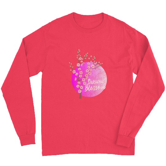 Japan Sakura Blossom Colorful Long Sleeves