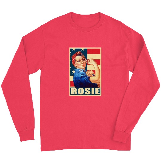Rosie The Riveter We Can Do it Long Sleeves