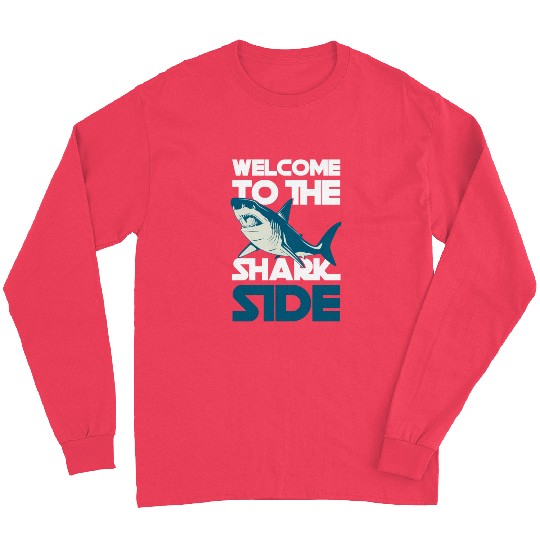 Great White Shark Shark Fin Sailing Tiger Shark Long Sleeves