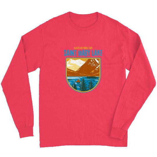Saint Mary Lake Glacier National Park Long Sleeves