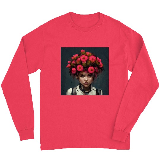 Flower Punk Girl Long Sleeves
