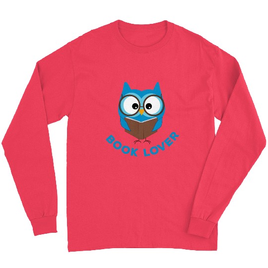 BOOK LOVER - owl Long Sleeves