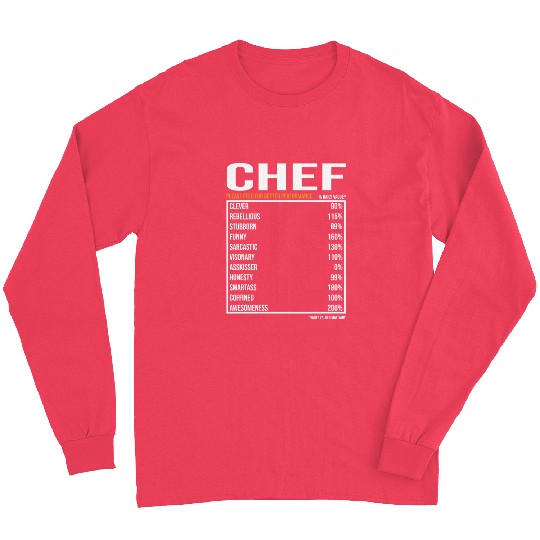 Chef Daily Value funny Chef Long Sleeves