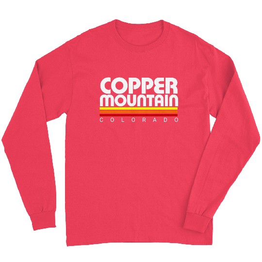 Retro Copper Mountain Colorado Long Sleeves