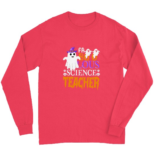 Faboolous Science Teacher Halloween Teacher Men wo Long Sleeves