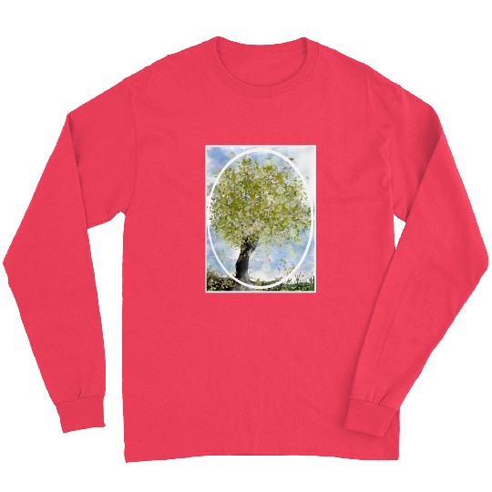 Green Tree Autumn Long Sleeves