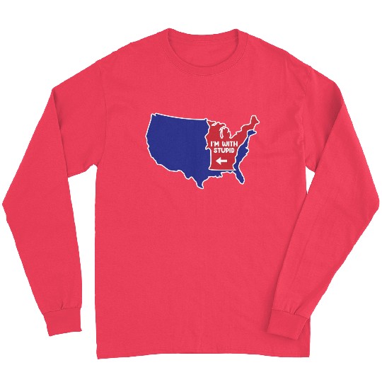 Vermont State US Design for patriotic Vermonters Long Sleeves