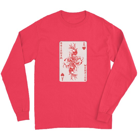 Folk Creature Wendigo Card Halloween Cryptid Long Sleeves