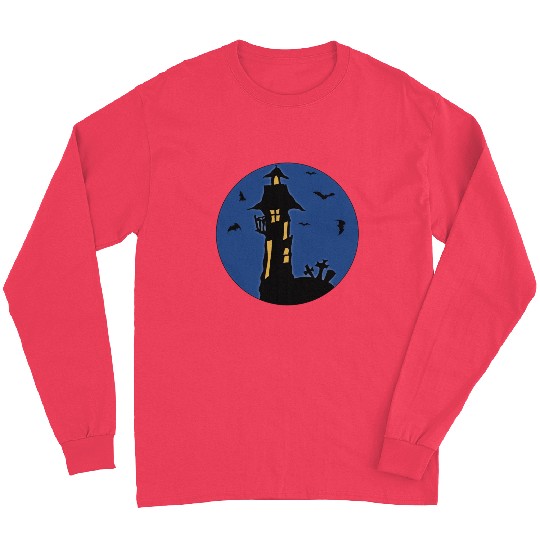 Halloween Haunted House Long Sleeves