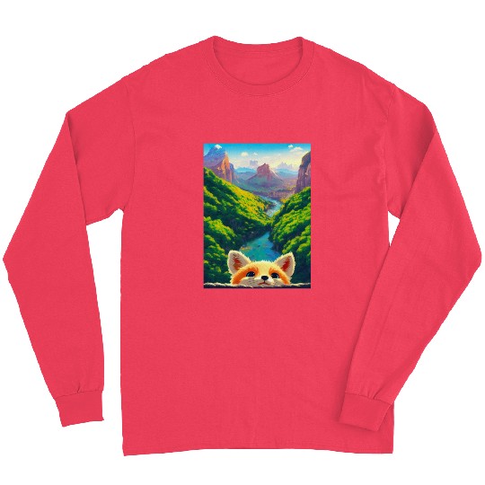 Mid Day Spring In The Valley Of Lauterbrunnen Long Sleeves