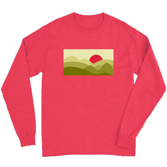 Minimalist Sun Lime Green Long Sleeves