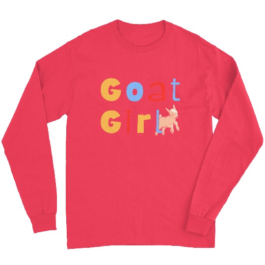 Goat Girl Goat Lover Long Sleeves