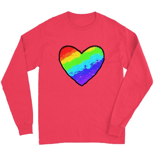 love rainbow pride Long Sleeves
