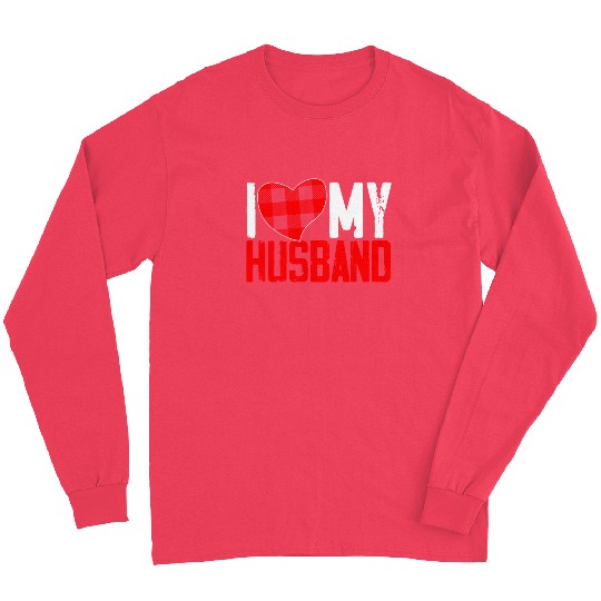 I Love My Hubby Valentines Day Marriage Cupid Love Long Sleeves