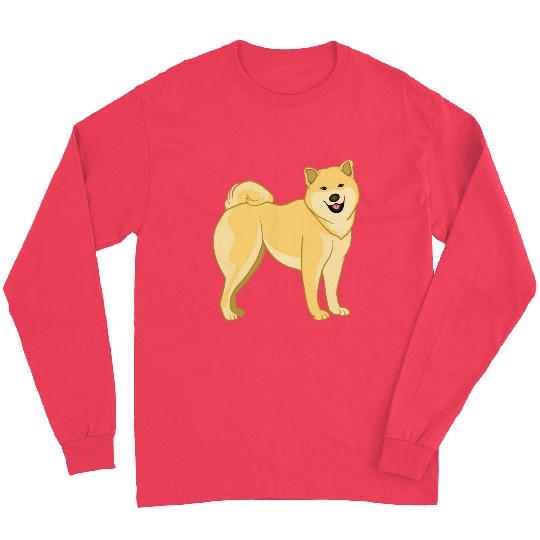 Shiba Inu Cute Puppy Dog Owners Pet Lover Gifts Long Sleeves