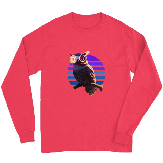 Robot owl hybrid creature Long Sleeves