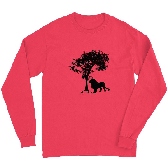 tree lion Long Sleeves