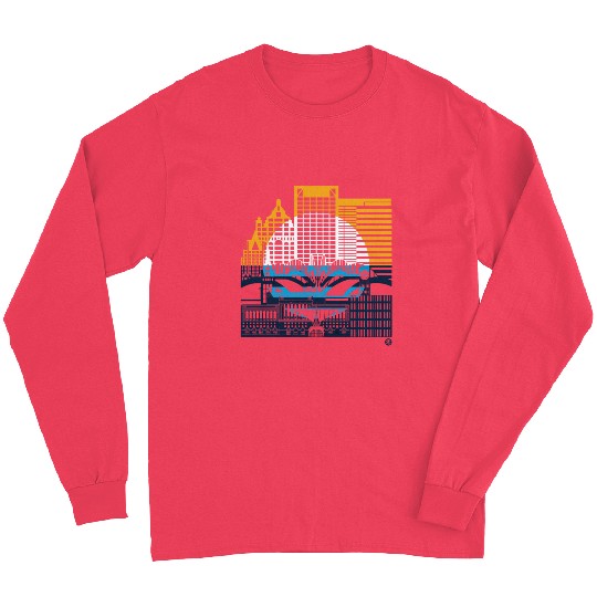 Milwaukee Skyline Squared Milwaukee Peoples Flag D Long Sleeves