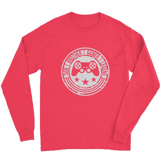 son brother gamer legend Long Sleeves