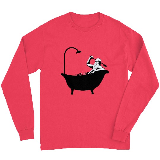 Banksy - Grandpa in the bathtub Long Sleeves