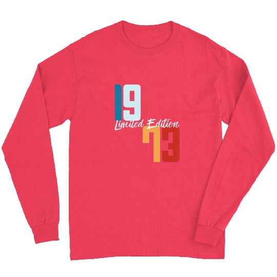 50 Years Vintage 1973 Retro 50th Birthday Long Sleeves