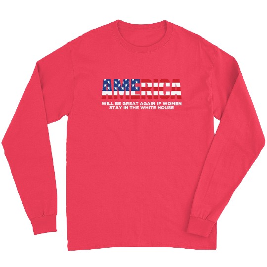 America Will Be Great Again Black Long Sleeves