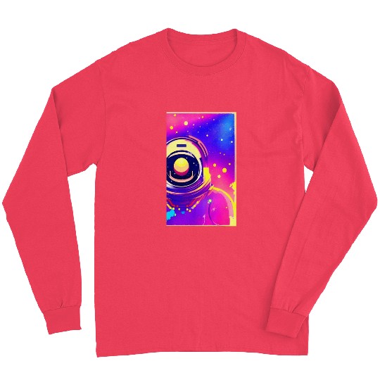 Astronaut neon colors Long Sleeves