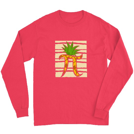 Pineapple Pi Math Teacher Mathematician Pi Day Long Sleeves