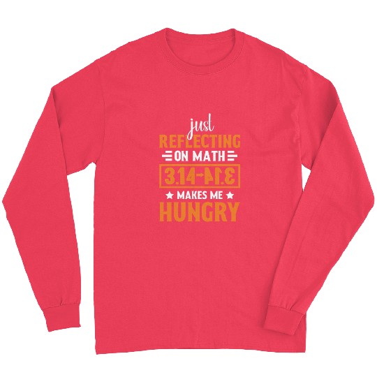 Funny Pi Day Long Sleeves Math Long Sleeves Pi Day Reflecting 3 14