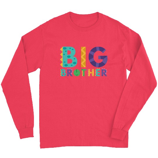 Big Brother Boy Dino Lover Long Sleeves