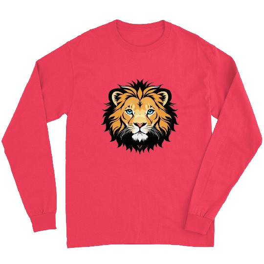 Royal Cartoon Lion - King of the Jungle 18 Long Sleeves