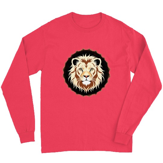 Royal Cartoon Lion - King of the Jungle 20 Long Sleeves