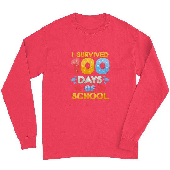i survived 100 days of school Long Sleeves