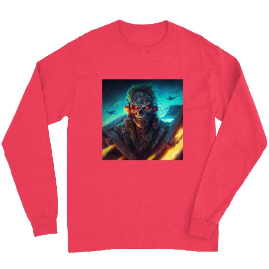 ZOMBIE IRON MAIDEN (version 13) Long Sleeves