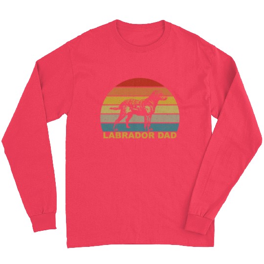 Labrador Dad For Labrador Lover Long Sleeves